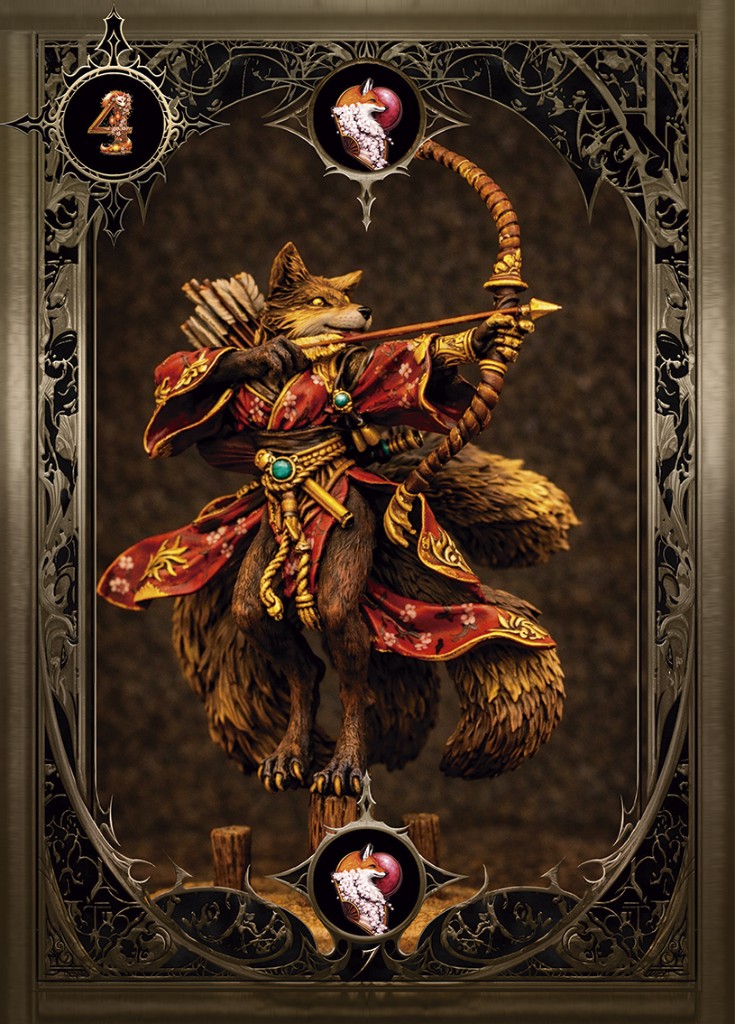 Kizune character card artwork